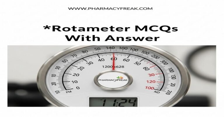 Rotameter MCQs With Answer