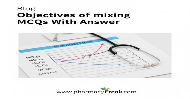 Objectives of mixing MCQs With Answer