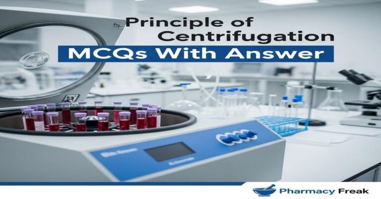 Principle of centrifugation MCQs With Answer