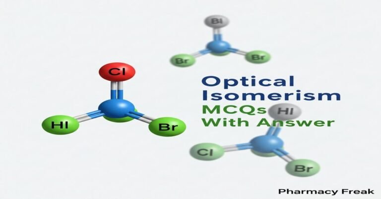 Optical isomerism MCQs With Answer