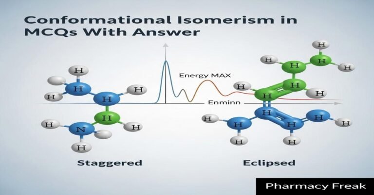 Conformational isomerism in ethane MCQs With Answer