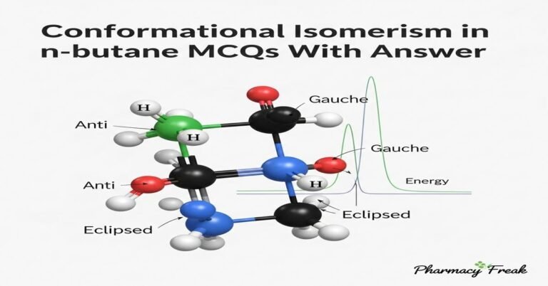 Conformational isomerism in n-butane MCQs With Answer