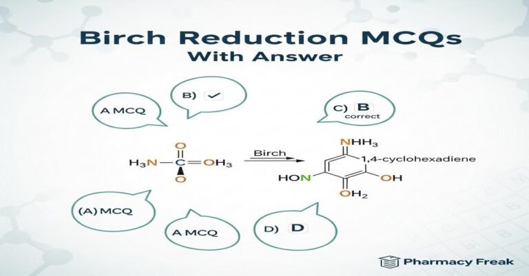 Birch reduction MCQs With Answer