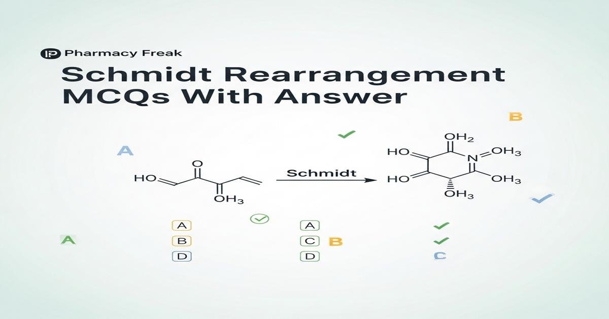 Schmidt rearrangement MCQs With Answer
