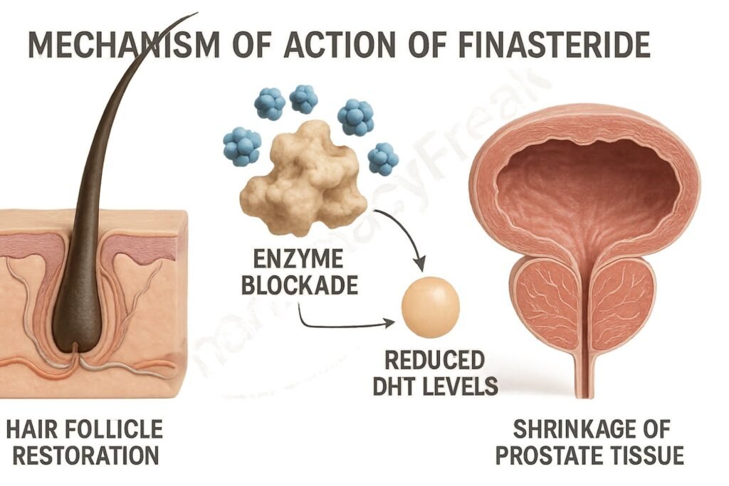 Finasteride mechanism of action