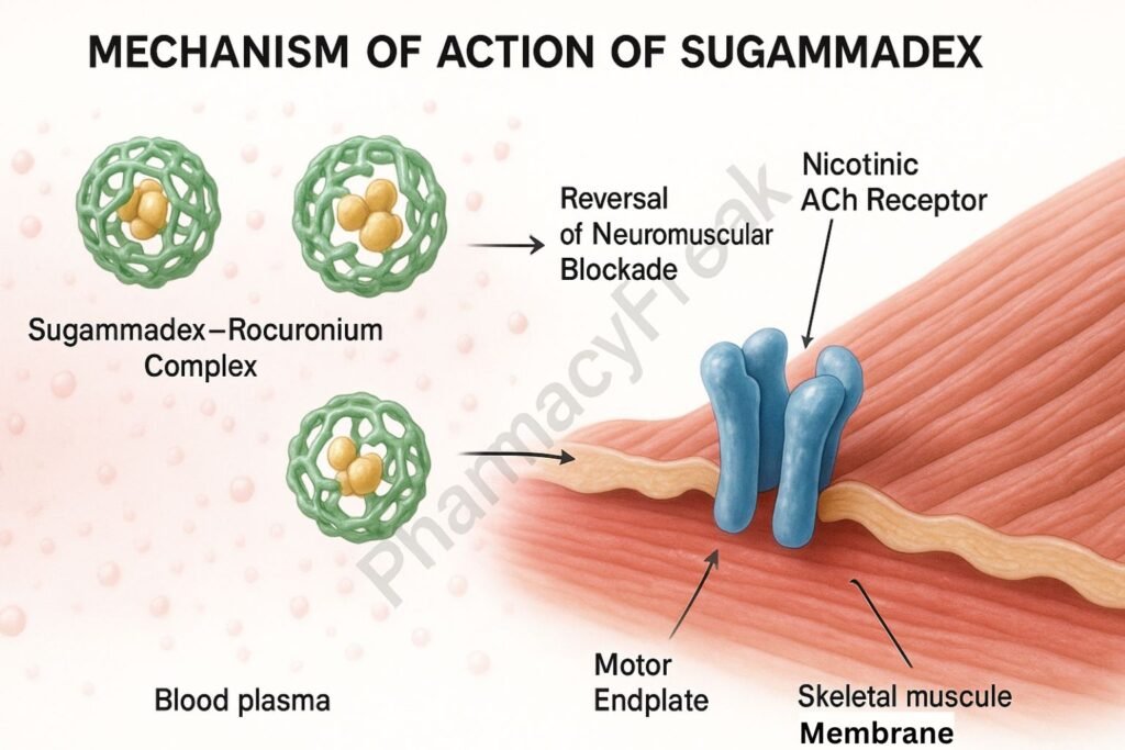Sugammadex mechanism of action