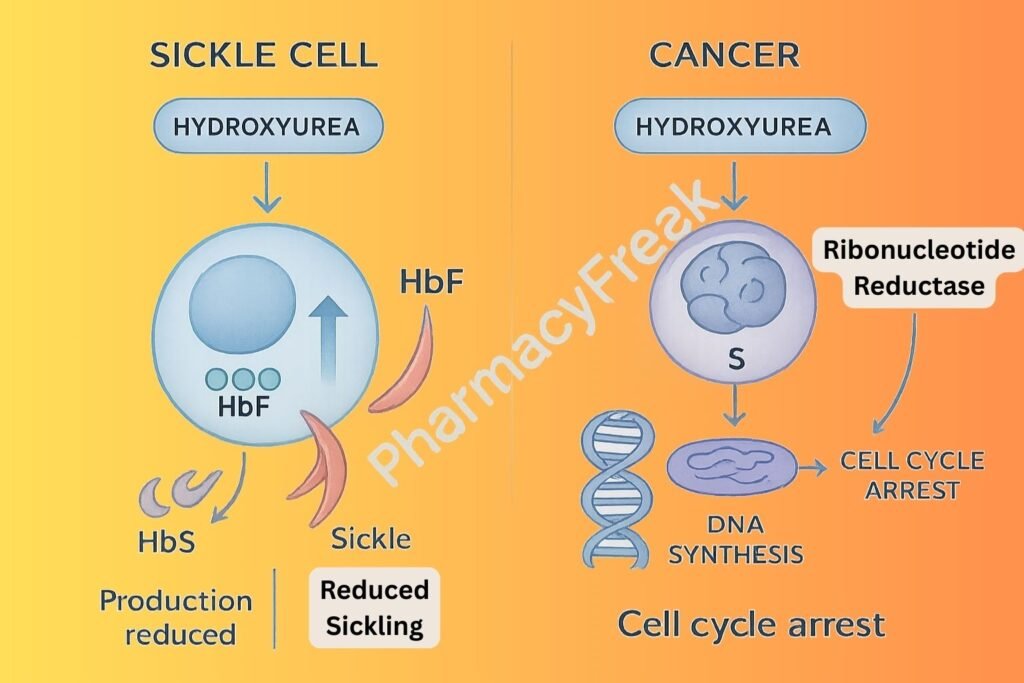 Hydroxyurea mechanism of action