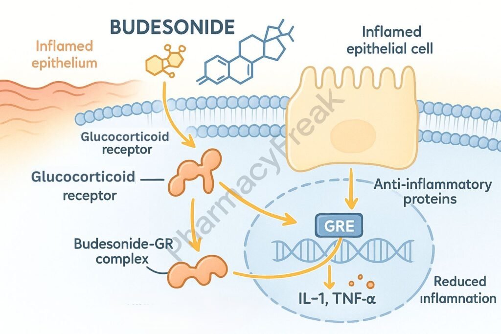 Budesonide mechanism of action