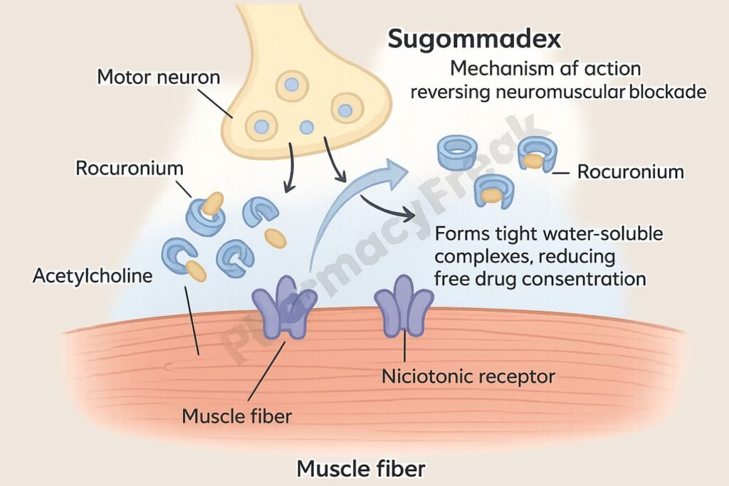 Sugammadex pharmacology