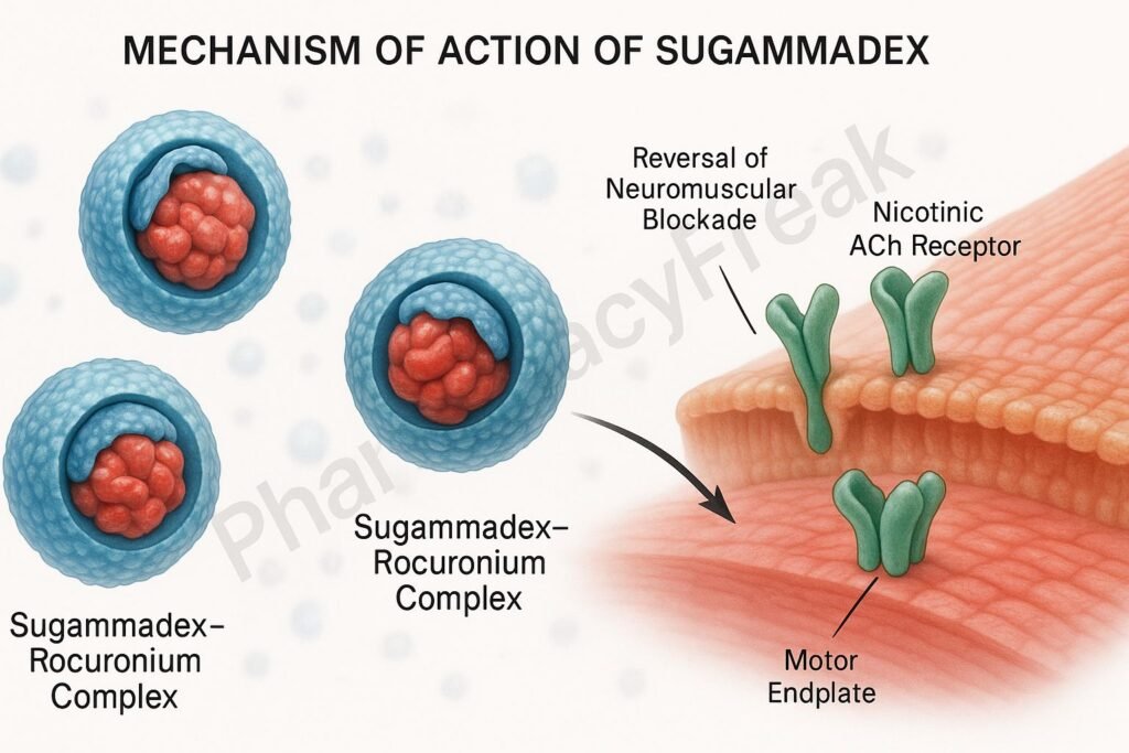 Sugammadex pharmacology