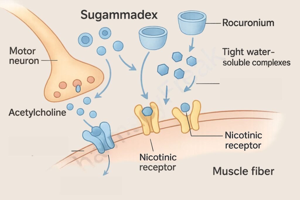 Mechanism of action of Sugammadex