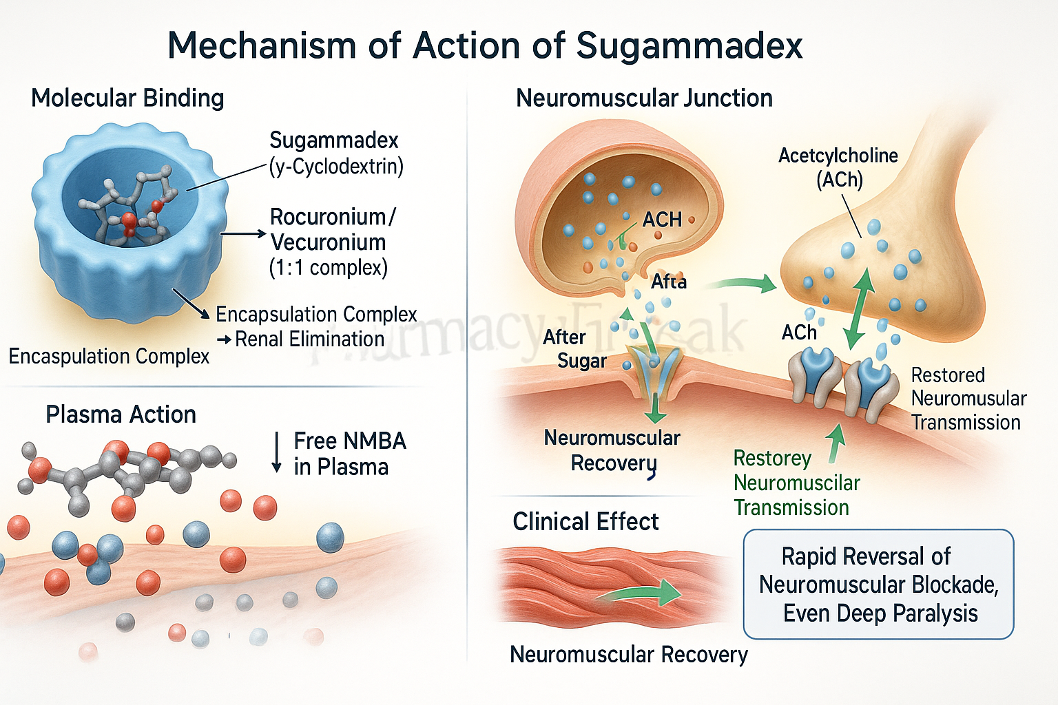 MOA of Sugammadex