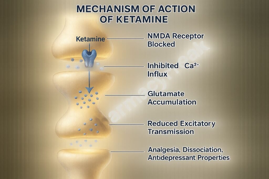 Ketamine mechanism of action