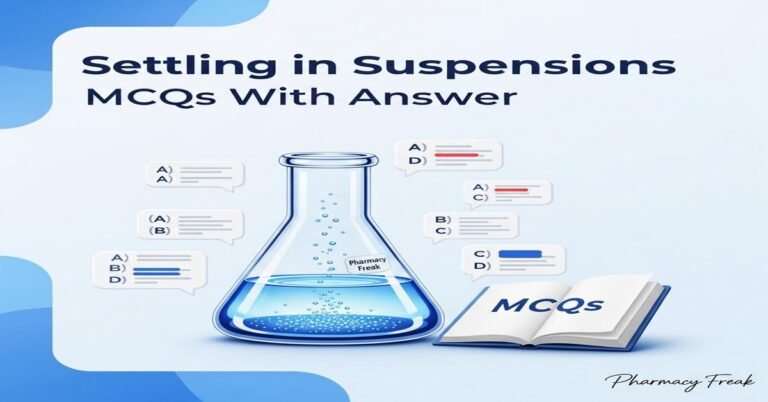 Settling in suspensions MCQs With Answer