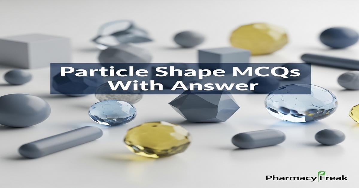 Particle shape MCQs With Answer