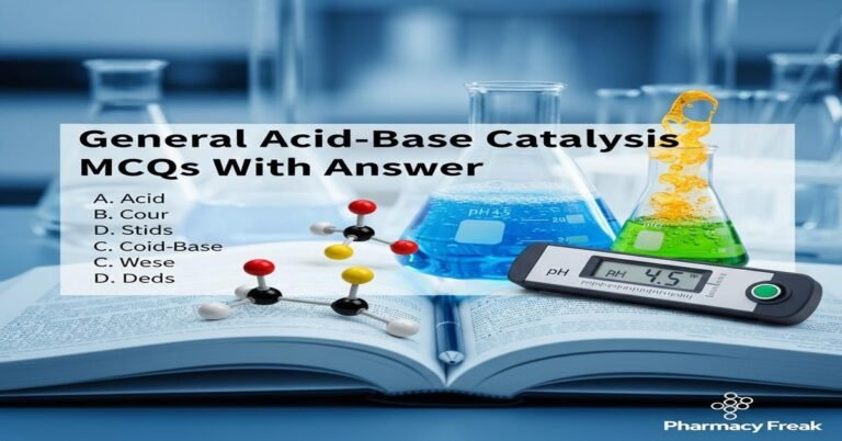 General acid-base catalysis MCQs With Answer