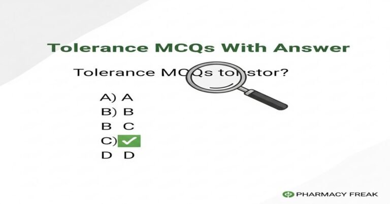 Tolerance MCQs With Answer