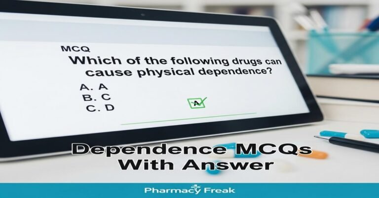Dependence MCQs With Answer