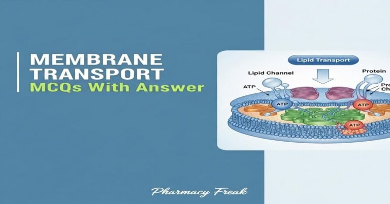 Membrane transport MCQs With Answer