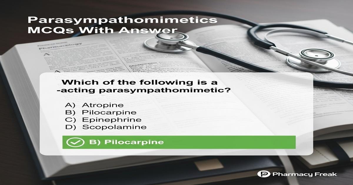 Parasympathomimetics MCQs With Answer