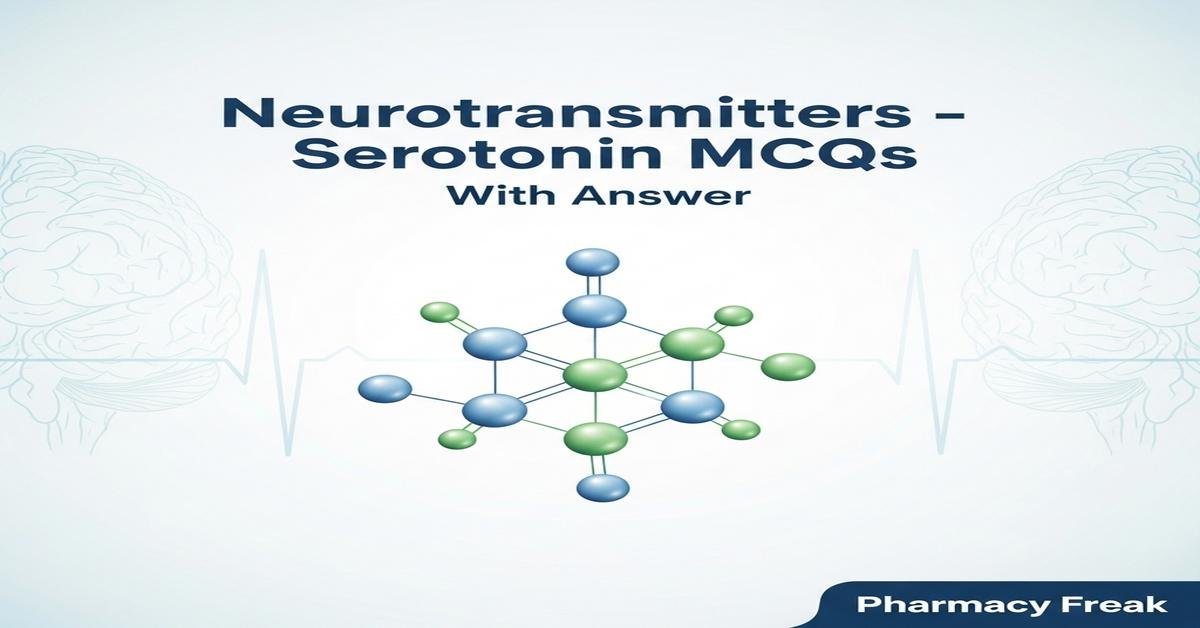 Neurotransmitters – Serotonin MCQs With Answer
