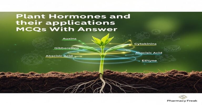 Plant hormones and their applications MCQs With Answer