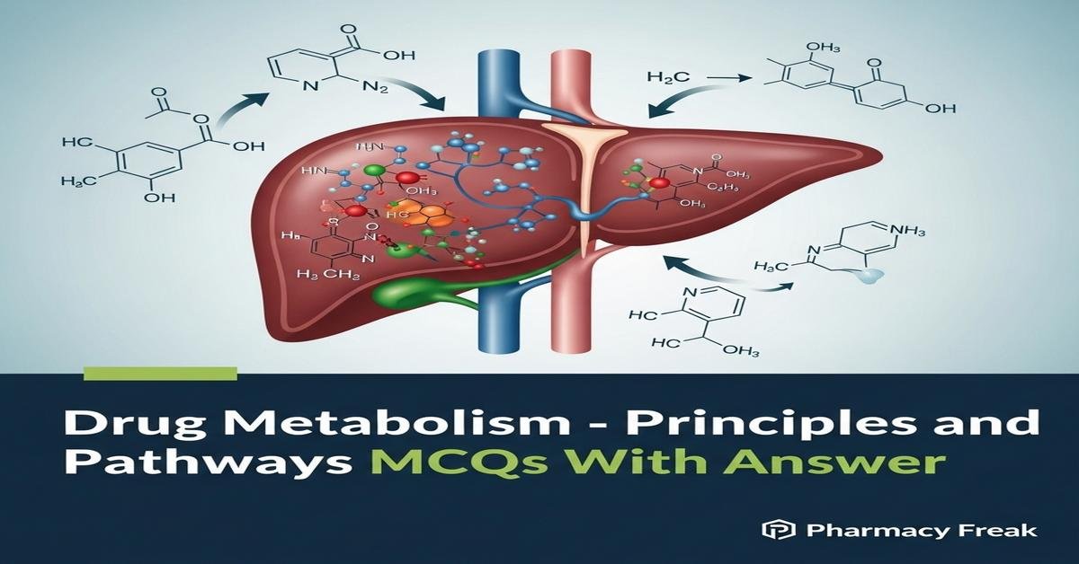 Drug metabolism – principles and pathways MCQs With Answer