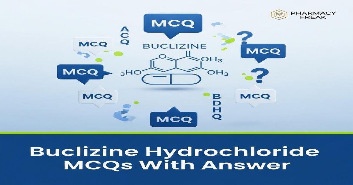 Buclizine hydrochloride MCQs With Answer