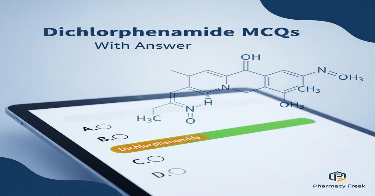 Dichlorphenamide MCQs With Answer