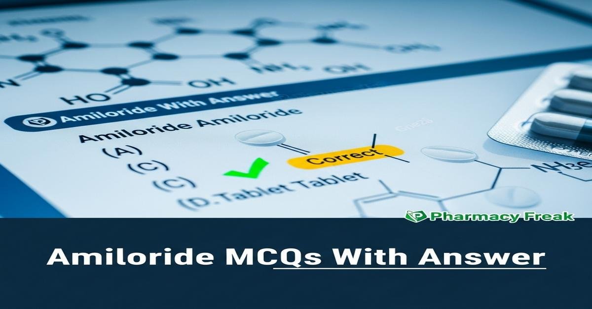 Amiloride MCQs With Answer