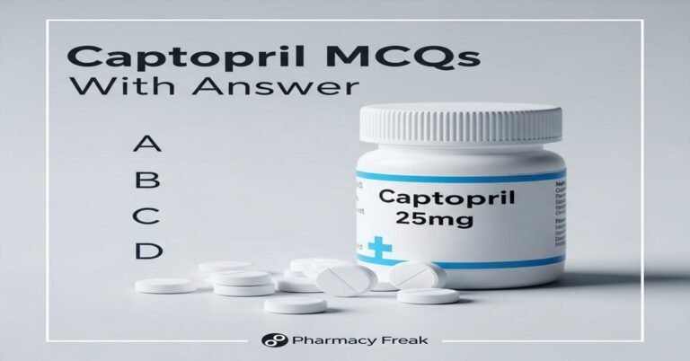 Captopril MCQs With Answer