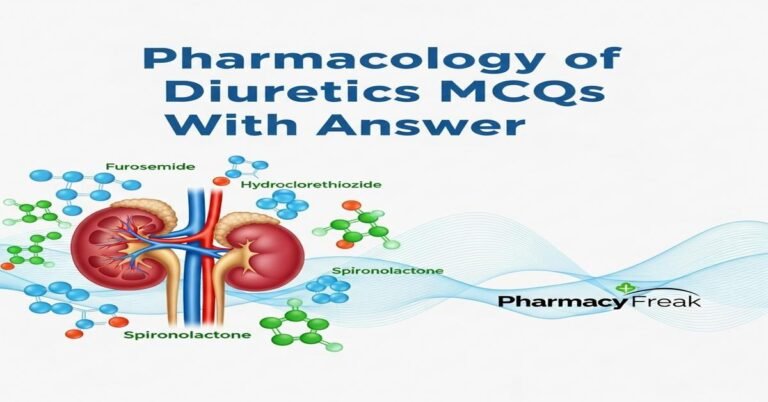 Pharmacology of diuretics MCQs With Answer