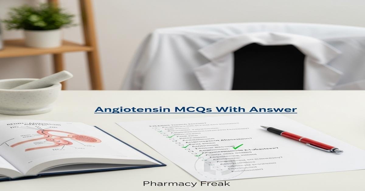 Angiotensin MCQs With Answer