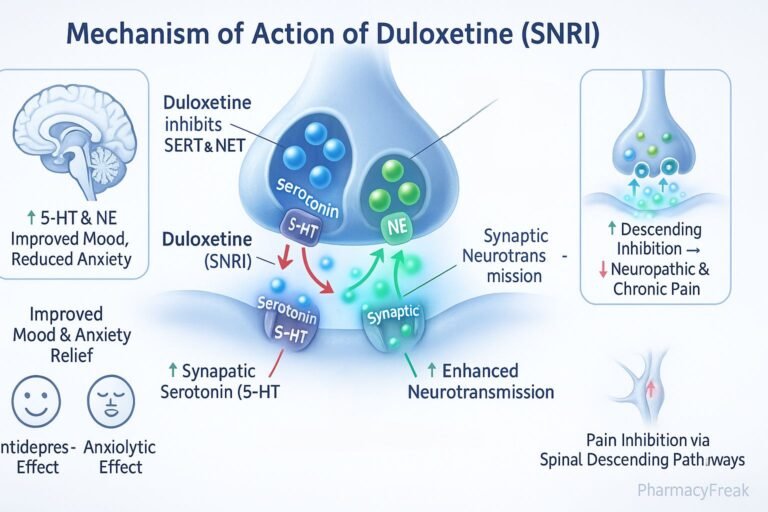 MOA of Duloxetine
