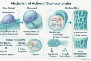 Mechanism of Action of Bisphosphonates