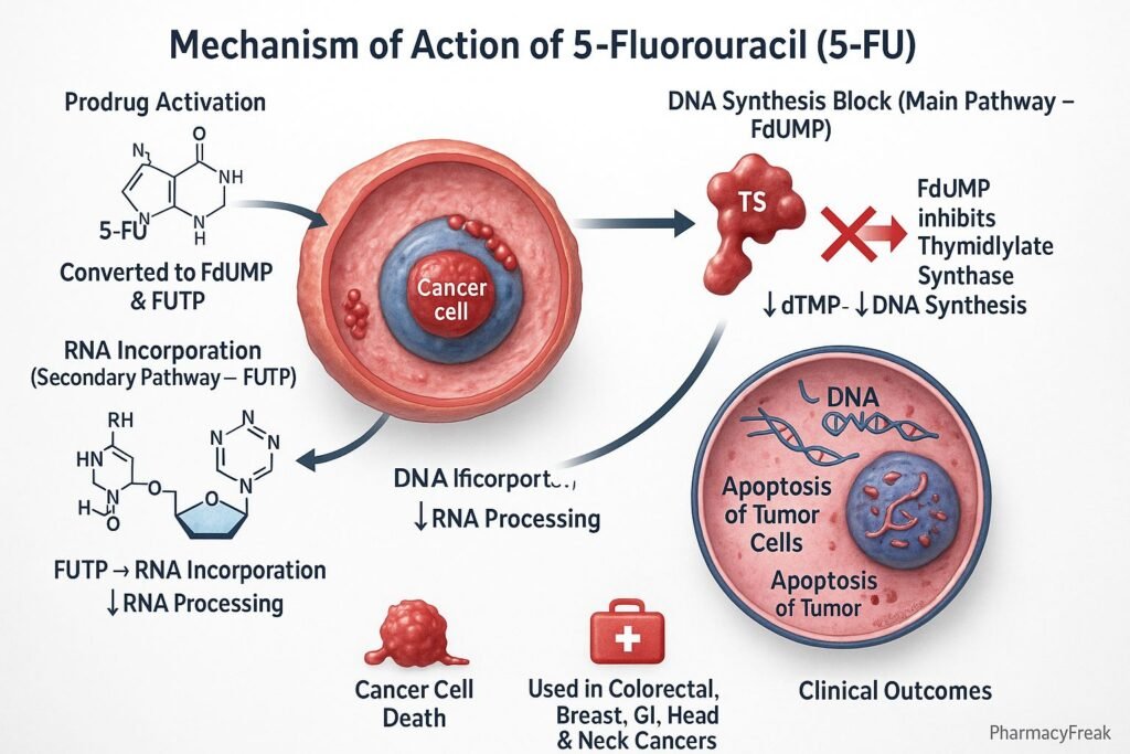MOA of 5-Fluorouracil