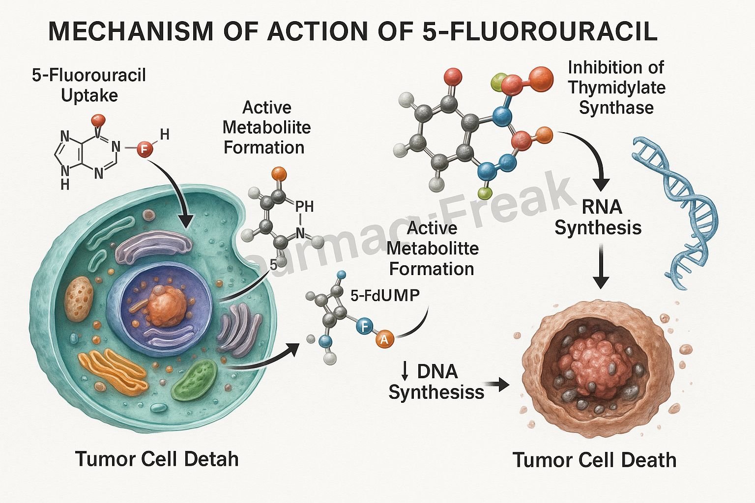 Mechanism of Action of 5-Fluorouracil