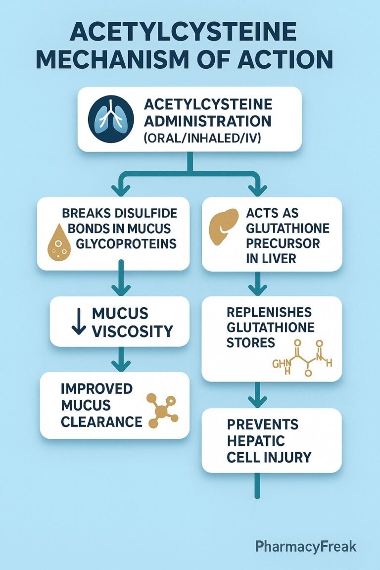 Mechanism of Action of Acetylcysteine