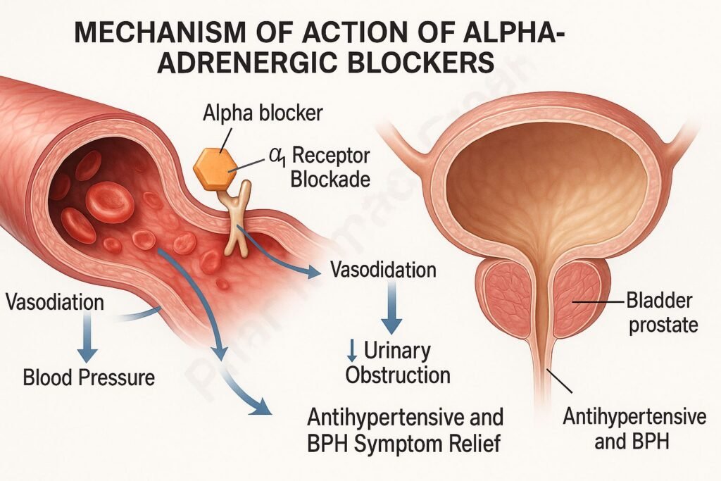 Mechanism of action of Alpha-Blockers