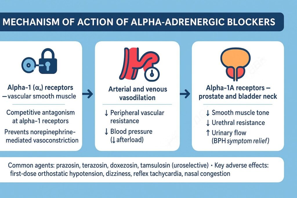 Mechanism of Action of Alpha-Adrenergic Blockers