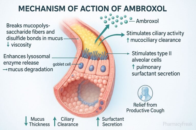 MOA of Ambroxol