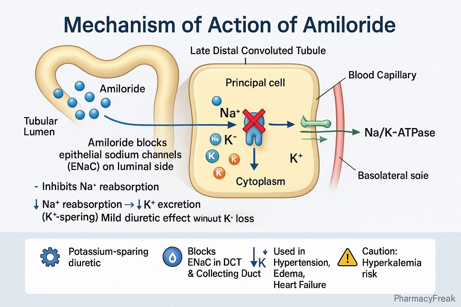 MOA of Amiloride