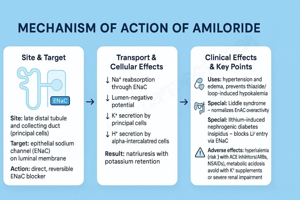 Amiloride clinical pharmacology