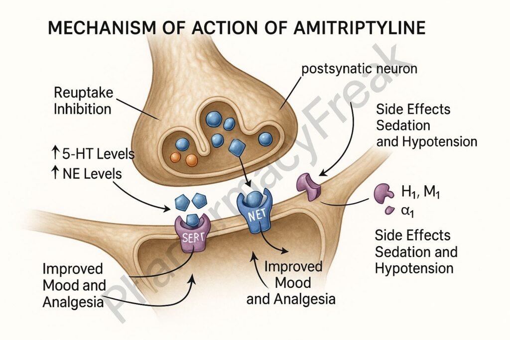 Amitriptyline pharmacology
