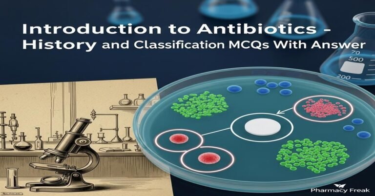 Introduction to antibiotics – history and classification MCQs With Answer