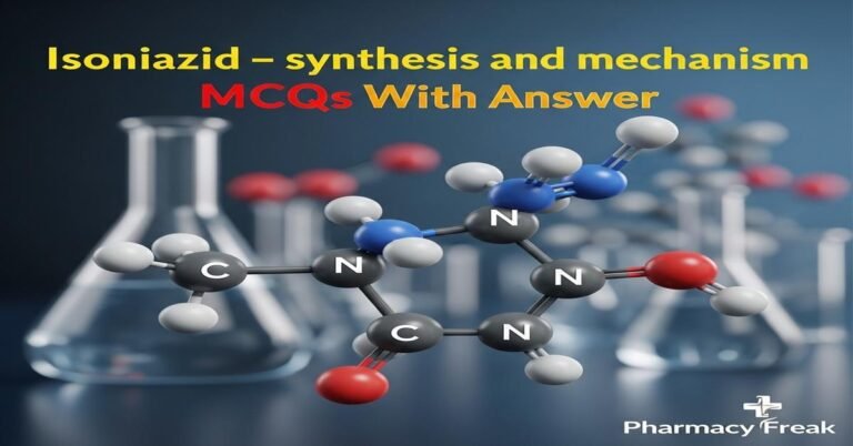 Isoniazid – synthesis and mechanism MCQs With Answer