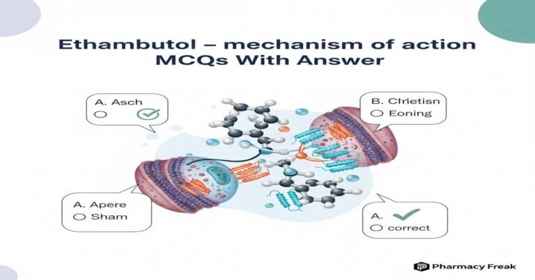 Ethambutol – mechanism of action MCQs With Answer