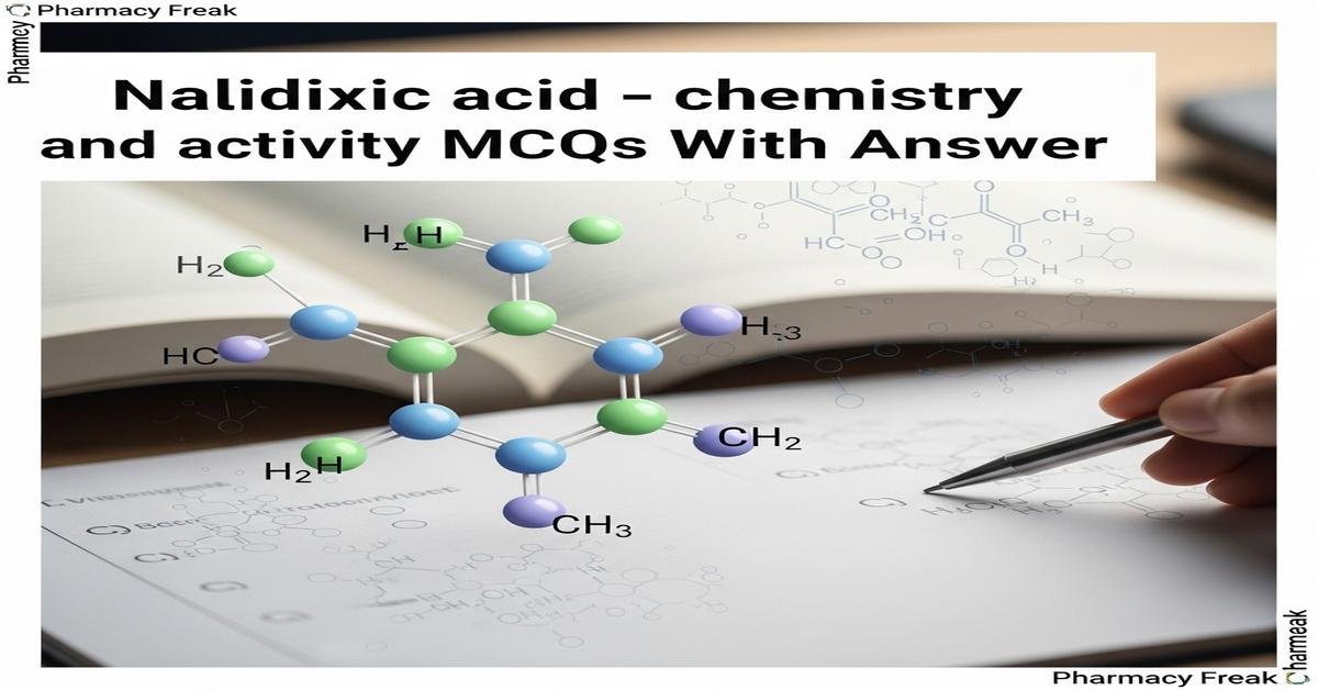 Nalidixic acid – chemistry and activity MCQs With Answer