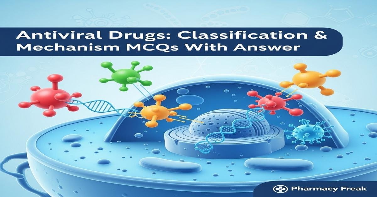 Antiviral drugs – classification and mechanism MCQs With Answer