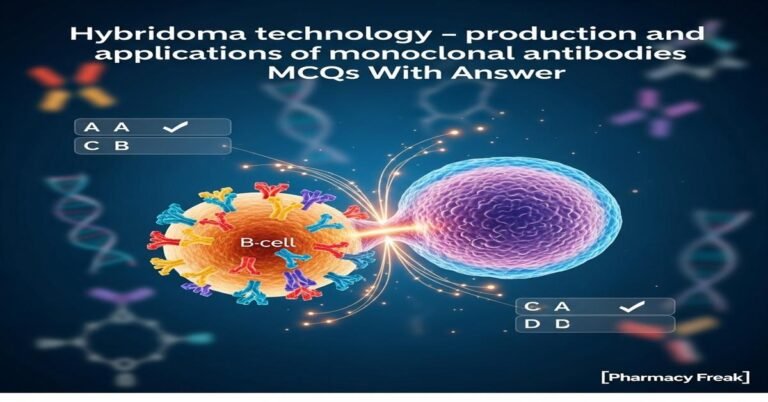 Hybridoma technology – production and applications of monoclonal antibodies MCQs With Answer